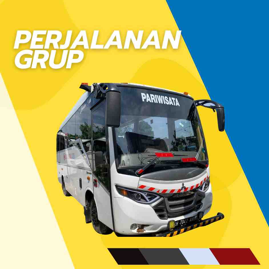 sewa bus Perjalanan grup Balikpapan